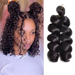 FRENCH  CURL LOOSE CROCHET SYNTHETIC HAIR