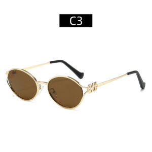 VINTAGE RETRO OVAL SUNGLASSES