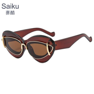 Loewe Cat Eye Double Frame LW40119I Sunglasses