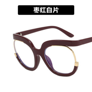 FEISEDY Retro Oversized Oval Sunglasses