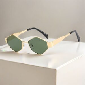 MINIMALIST HEXAGONAL SUNGLASSES