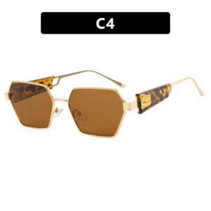 TRENDY RETRO HEXAGON SUNGLASSES FOR LADIES