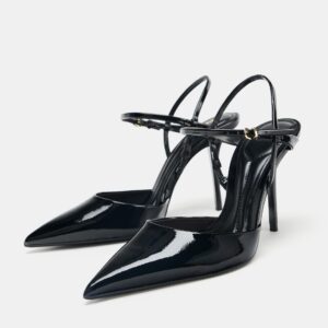 ZARA SLINGBACK ANKLE STRAP HEELS