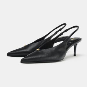 ZARA LEATHER Slingback pumps