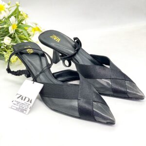 zara pointed low elegant heels