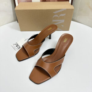 zara heels slides