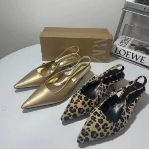 zara kitten low heels