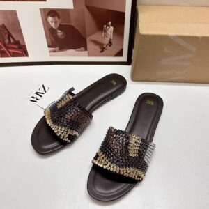 Zara beaded sliders