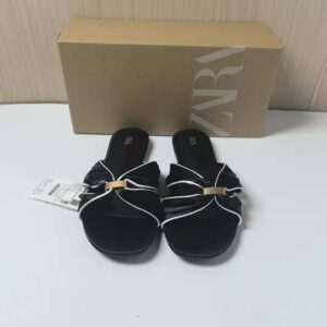 zara bow flats