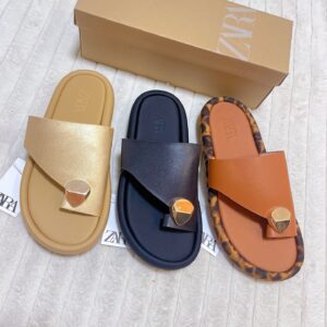 ZARA LOOP SLIDE SANDALS