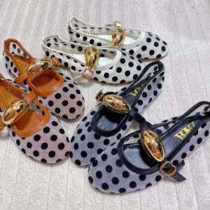 zara mesh polka dot shoe