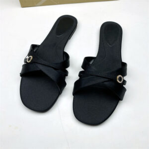 ZARA SILK CROSS STRAP SANDALS