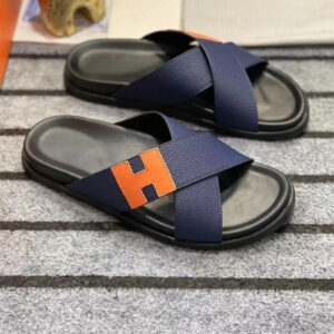 hermes basket slippers