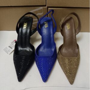 ZARA bedazzled heels