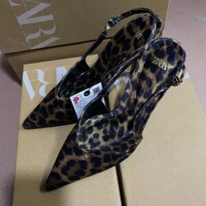 Zara Leopard print heels