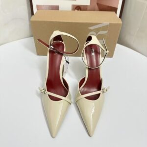 zara PATENT-EFFECT SHOES WITH STRAP