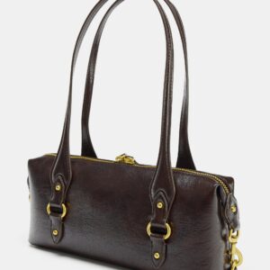 zara SHOULDER BAG WITH METALLIC DETAILS
