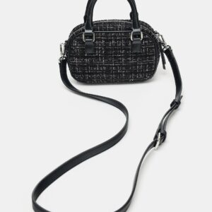 ZARA FAUX PEARL FABRIC MINI BAG