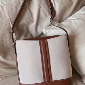 zara Crossbody Canvas Bucket Shoulder Handbag