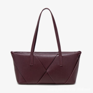 zara Woven Elongated Tote Bag
