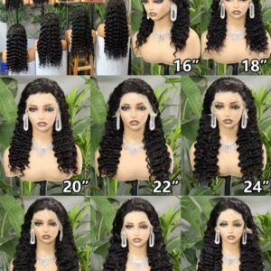 280% 13*4 FULL FRONTAL DW #NC HUMAN HAIR