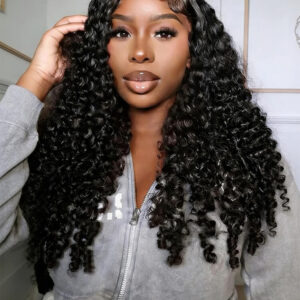 250% 13*4 GLUELESS QQPIXIE  #NC WIG HUMAN HAIR 100%