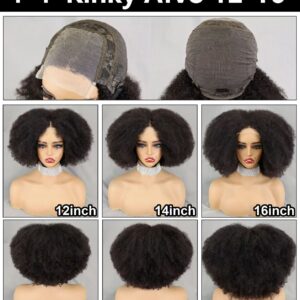 4*4 KINKY AFRO HUMAN HAIR 100%