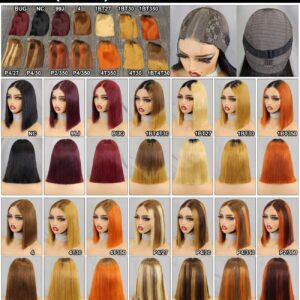 350 SDDA 2*6 GLUELESS BOB STRAIGHT HUMAN HAIR 100%