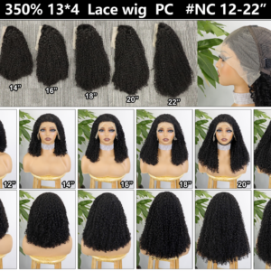350% 13*4 lacewig pc #nc human hair wig 100%