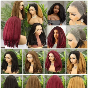 350% 13*4 QQKKS KINKY STRAIGHT WITH CURLY BOUNCY LOOSE END WIG HUMAN HAIR 100% 20 INCH