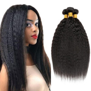 HUMAN HAIR 100% YAKI KINKY STRAIGHT BRAIDS