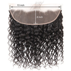 100% human hair 13x4 Loose Deep/water Waves Lace Frontal