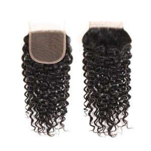 100% human hair 4*4 kinky curly braids