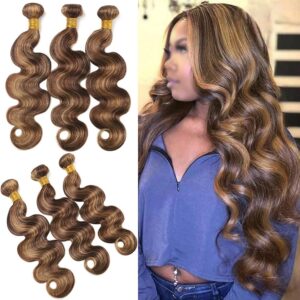 Human Hair 100% P4/27 BW body wave BRAIDS