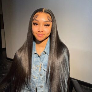 200% FULL FRONTAL LACE 13*4 STRAIGHT HUMAN HAIR WIG 100%