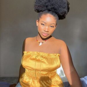 100% Human Hair Afro Kinky Full Lace Wig