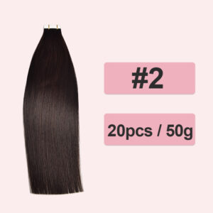 Tape in Hair Extensions Straight 100% Human Hair Invisible PU