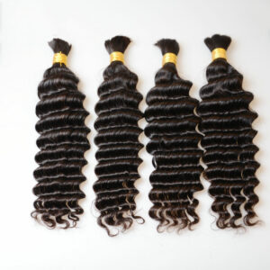 deep wave bundle human hair 100%