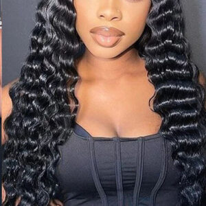 LOOSE DEEP WAVE HUMAN HAIR WIG 100%