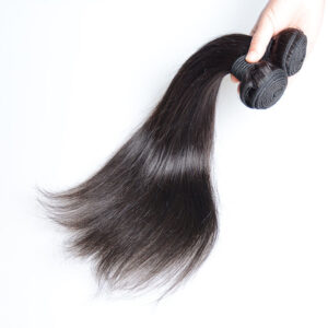 straight human hair weave 100%