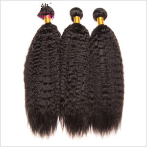 kinky straight weave human hair 100%