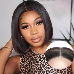 150% 4*1 T BOB HUMAN HAIR WIG 100%